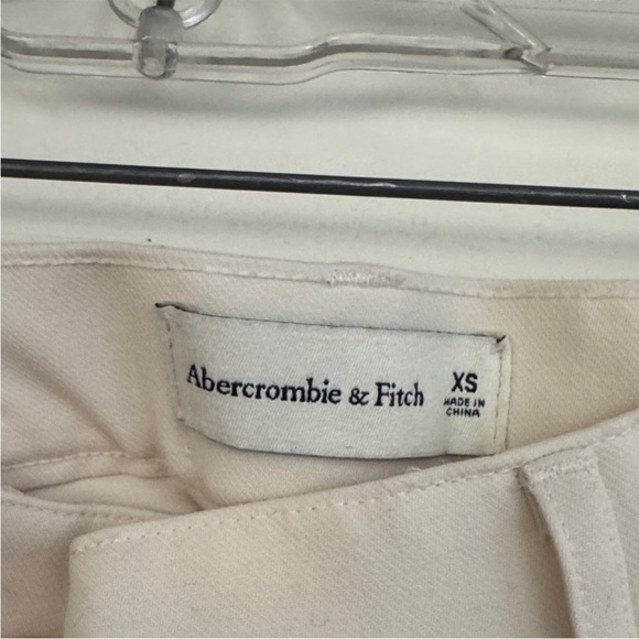 Abercrombie & Fitch Cream Women’s Tailored High Waist Dress Pants in Size XS - Picture 8 of 11